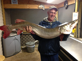 Fishing on Lake Plantagenet at Balsam Beach Resort.